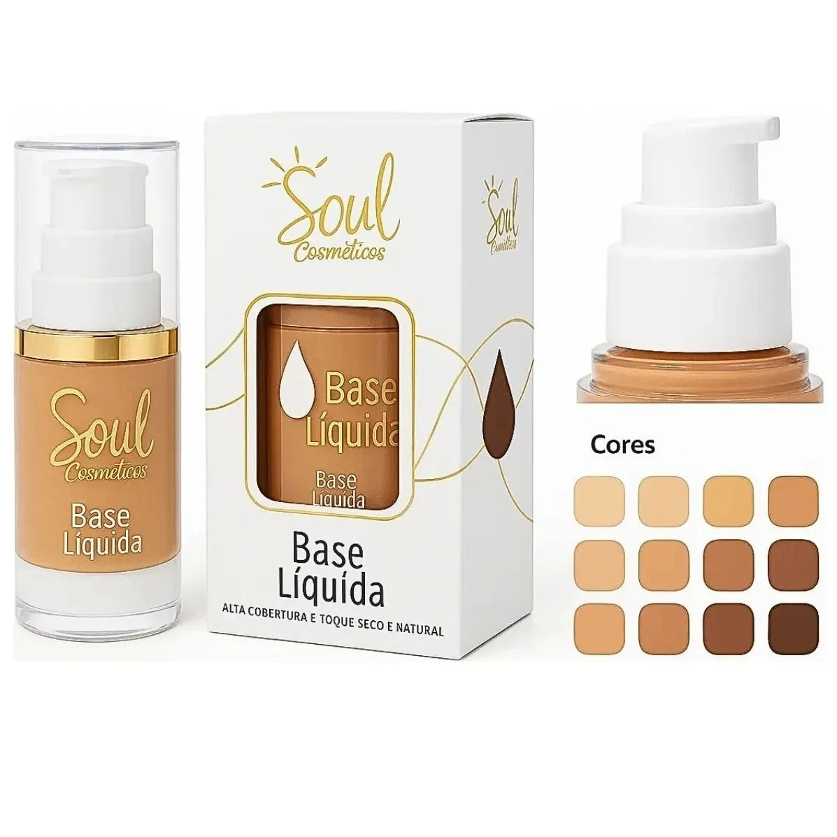 Base Líquida Cor 5 Soul Cosmé
