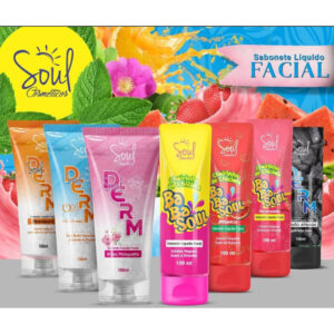 Sabonete Líquido Facial Soul Derm Limpeza Profunda e Hidratação