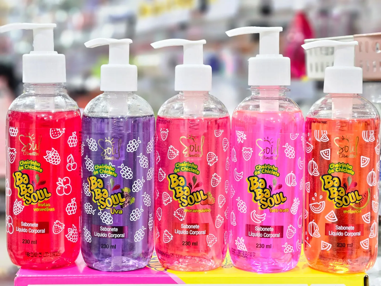 Sabonete Líquido Corporal Babasoul 230ml - Soul Cosméticos