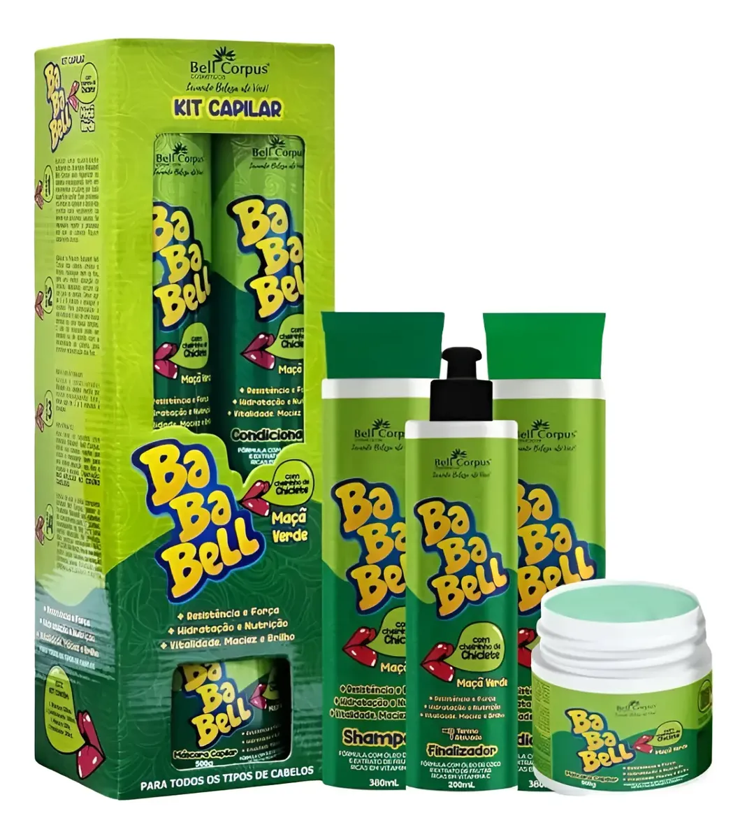 Kit Bababell Maçã Verde Bell Corpus