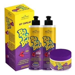 Kit Capilar Bababell Uva 3x1 Para Todos Os Tipos