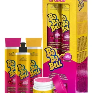 KIT BABABELL TUTTI FRUTTI BELL CORPUS COSMÉTICOS HIDRATAÇÃO E NUTRIÇÃO DOS FIOS