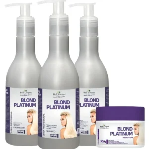 Kit Capilar Para Cabelos Loiros E Grisalhos Blond Platinum