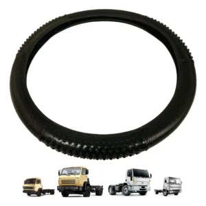 Capa Proteção Volante 44cm Preto Caminhão Para Iveco / Mb