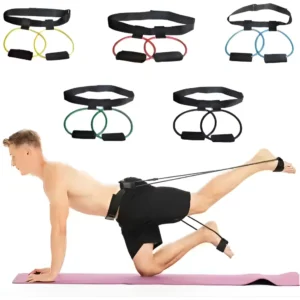 Cinto Elástico Booty Belt Resistance Tensão Pesada Exercício