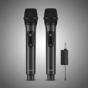 Microfone Duplo Sem Fio Profissional