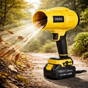 Soprador De Folhas Elétrico Turbo 350w Portátil 21v Potente 24000 Rpm 2 Bateria Bivolt Para Folhas Pó Limpeza Carro