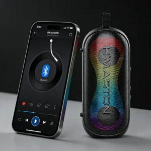 H'Maston TN43 Caixa de Som Bluetooth 40W com Iluminação RGB