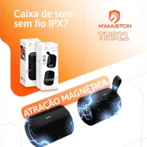 Caixa de Som ATRAÇÃO MAGNÉTICA 2 em 1 Bluetooth 30W Portátil Prová d'Água H'MASTON